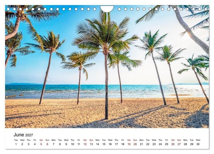 Produktbild: Tropical Vibes (Wall Calendar 2027 DIN A4 landscape), CALVENDO 12 Month Wall Calendar