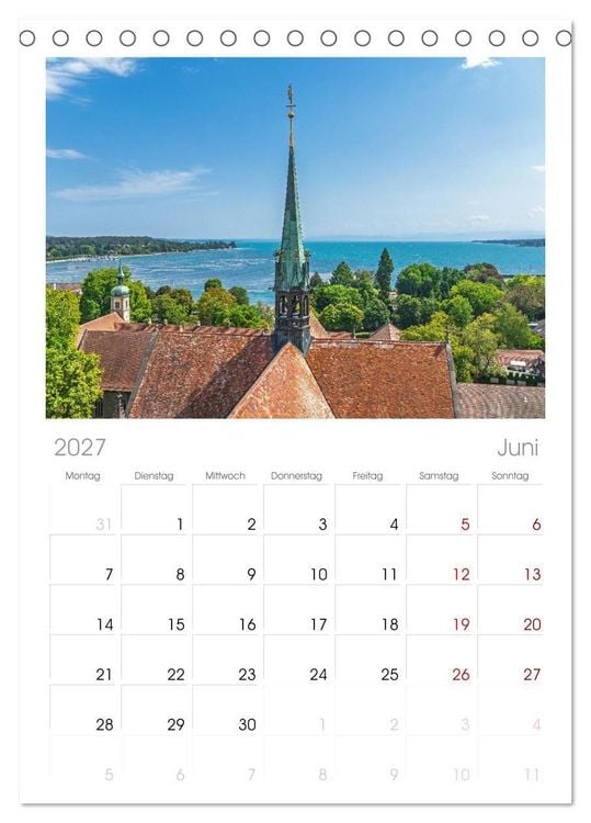 Produktbild: Tischplaner 2027 - Konstanz - Traumort am Bodensee (A5 Tischkalender zum Aufstellen) CALVENDO