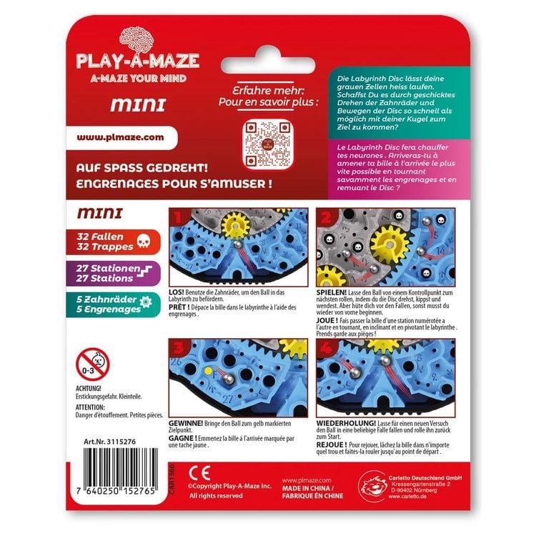 Produktbild: PLAY-A-MAZE - Labyrinth Travel Disc MINI