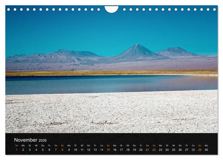 Produktbild: Atacama: Die W&uuml;ste im Norden Chiles (Wandkalender 2026 DIN A4 quer), CALVENDO Monatskalender