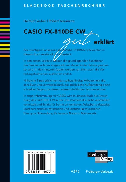Produktbild: CASIO fx-810DE CW gut erkl&auml;rt