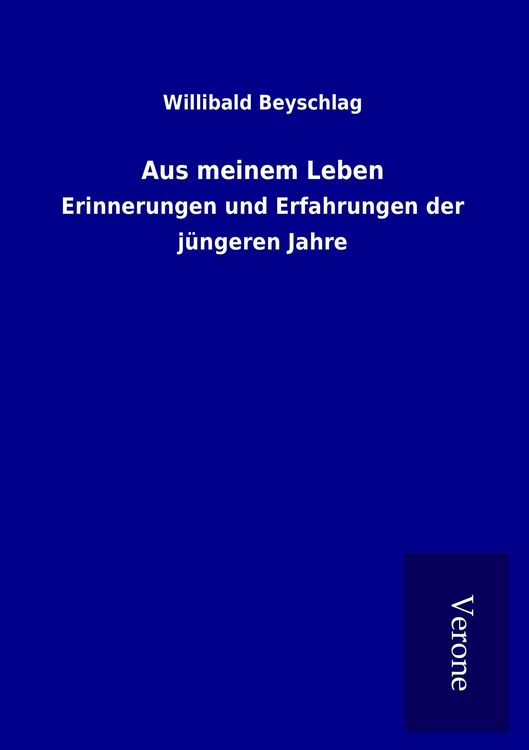 Produktbild: Aus meinem Leben