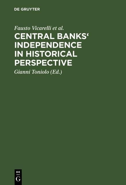 Produktbild: Central banks' independence in historical perspective