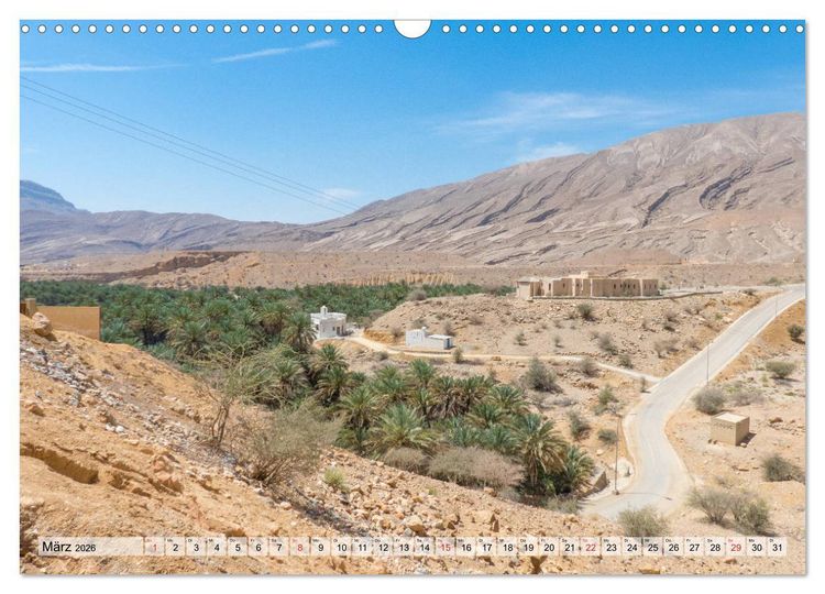 Produktbild: Oman - Zauberhafte Landschaften (Wandkalender 2026 DIN A3 quer), CALVENDO Monatskalender
