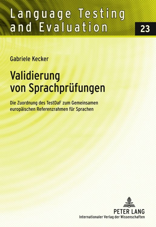 Produktbild: Validierung von Sprachpr&uuml;fungen