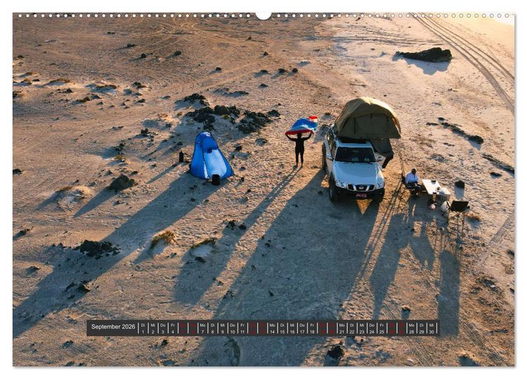 Produktbild: OMAN Offroad Travel Log (hochwertiger Premium Wandkalender 2026 DIN A2 quer), Kunstdruck in Hochglanz