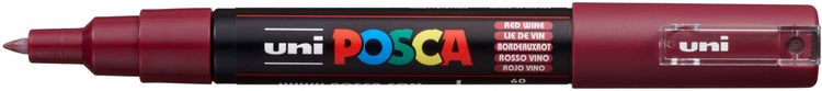 Produktbild: Acrylmarker Posca PC-1MC bordeauxrot