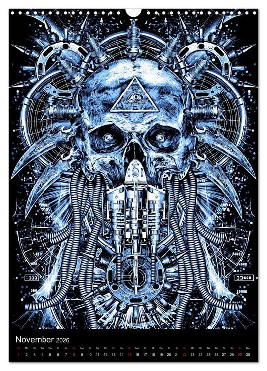 Produktbild: BLOODBOY/DARK ILLUSTRATION (Wandkalender 2026 DIN A3 hoch), CALVENDO Monatskalender
