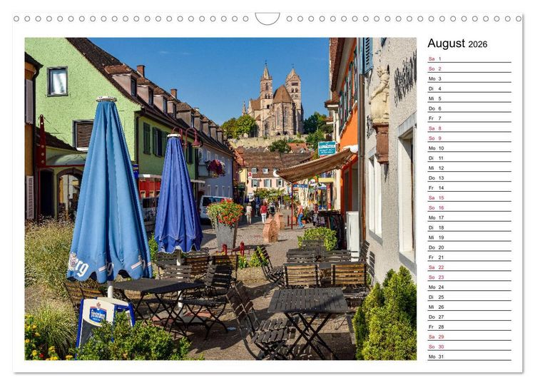 Produktbild: Europastadt Breisach am Rhein (Wandkalender 2026 DIN A3 quer), CALVENDO Monatskalender