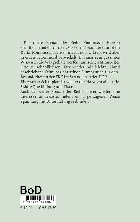 Produktbild: Hansens dritter Fall