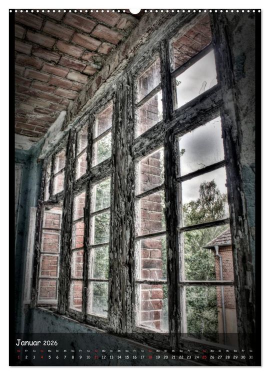 Produktbild: Lost Places II, Vergessene Orte (Wandkalender 2026 DIN A2 hoch), CALVENDO Monatskalender