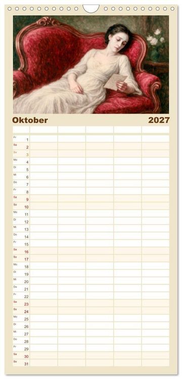 Produktbild: Familienplaner 2027 - Die ber&uuml;hmtesten Opern der Welt mit 5 Spalten (Wandkalender, 21 x 45 cm) CALVENDO