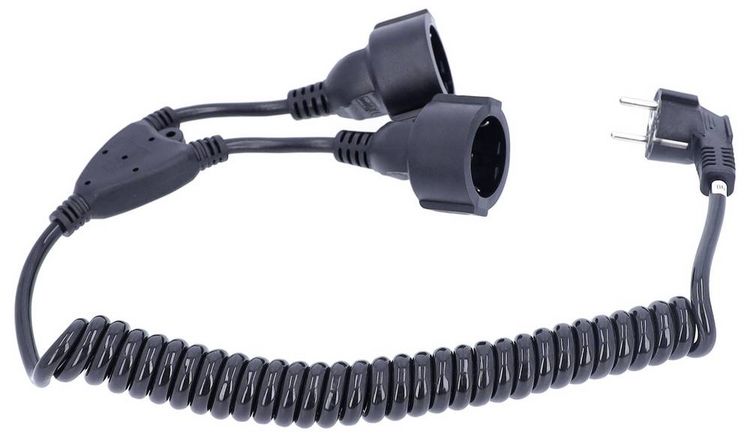 Produktbild: AS Schwabe 70429 Spezialkabel (H)05VV5-F 1m / 2.5m Schwarz 1St.