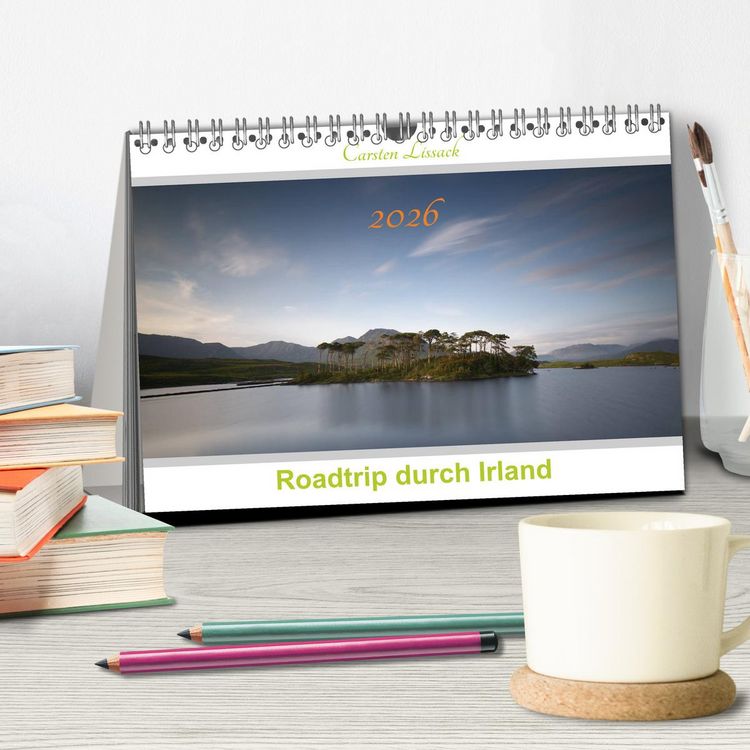 Produktbild: Roadtrip durch Irland (Tischkalender 2026 DIN A5 quer), CALVENDO Monatskalender