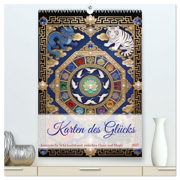 Produktbild: Karten des Gl&uuml;cks (hochwertiger Premium Wandkalender 2027 DIN A2 hoch), Kunstdruck in Hochglanz
