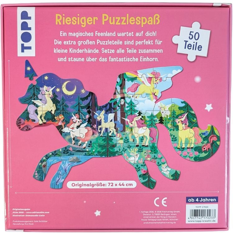 Produktbild: Einhorn XXL-Formpuzzle