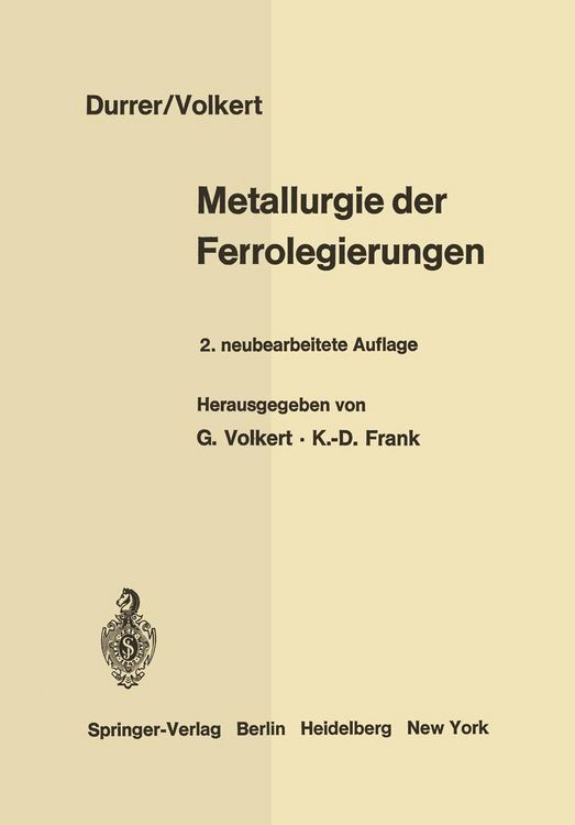 Produktbild: Metallurgie der Ferrolegierungen