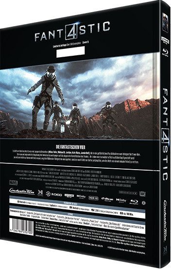 Produktbild: Fantastic Four (2015) ltd Mediabook - Cover B (Ultra HD + BD)