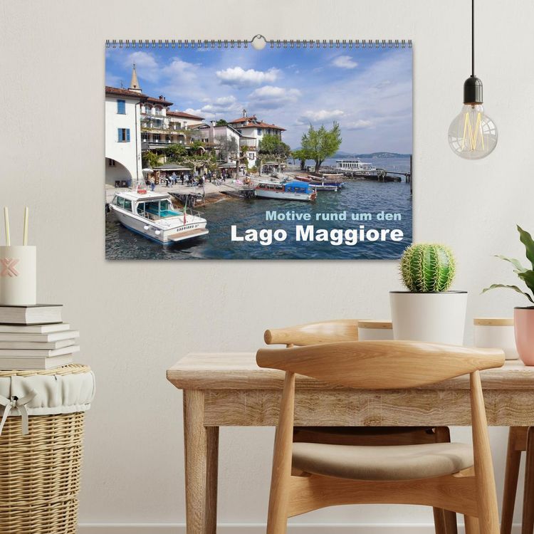 Produktbild: Motive rund um den See Lago Maggiore (Wandkalender 2026 DIN A3 quer), CALVENDO Monatskalender