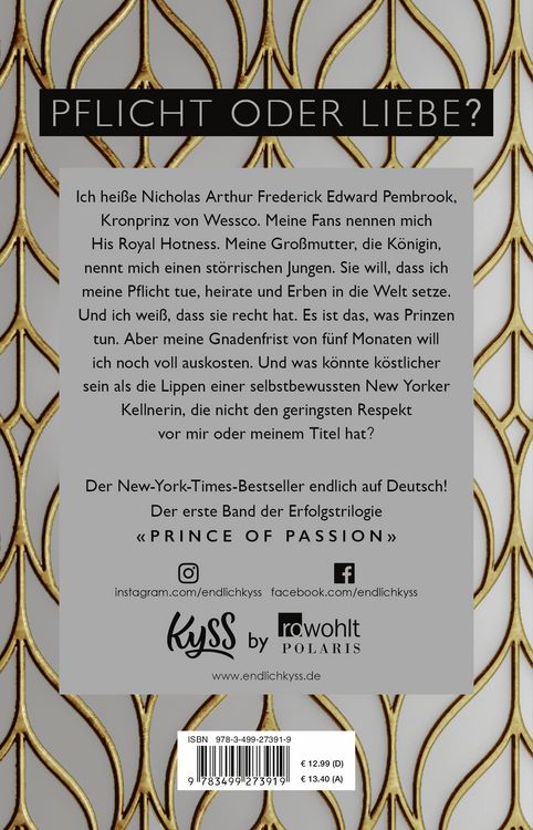 Produktbild: Prince of Passion &ndash; Nicholas