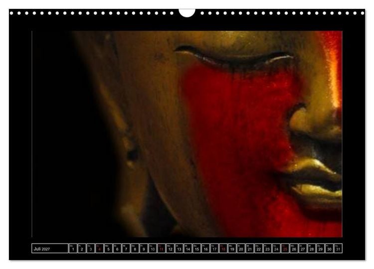 Produktbild: Buddha - Harmonie und Entspannung (Wandkalender 2027 DIN A3 quer), CALVENDO Monatskalender