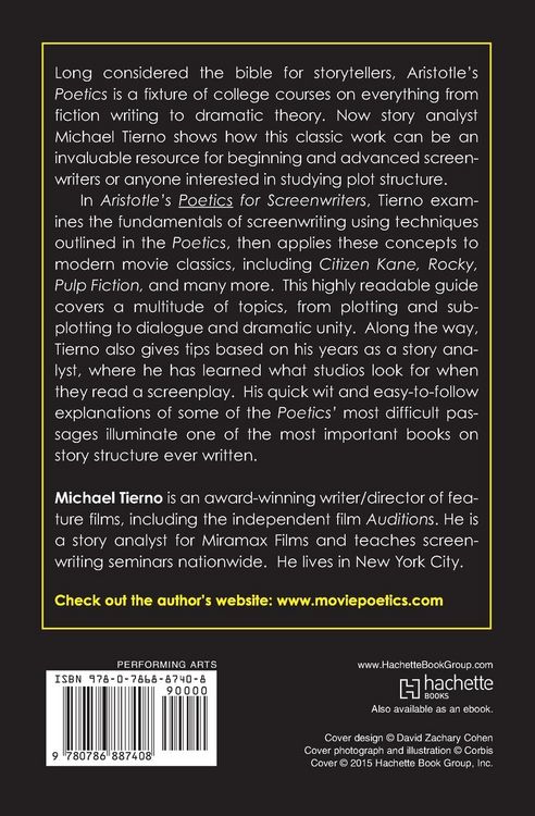 Produktbild: Aristotle's Poetics for Screenwriters
