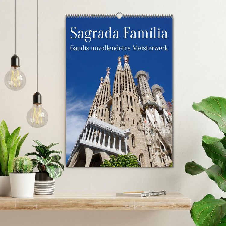 Produktbild: Sagrada Fam&iacute;lia - Gaud&iacute;s unvollendetes Meisterwerk (Wandkalender 2026 DIN A2 hoch), CALVENDO Monatskalender
