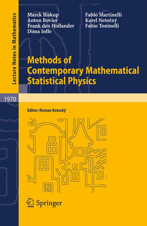 Produktbild: Methods of Contemporary Mathematical Statistical Physics