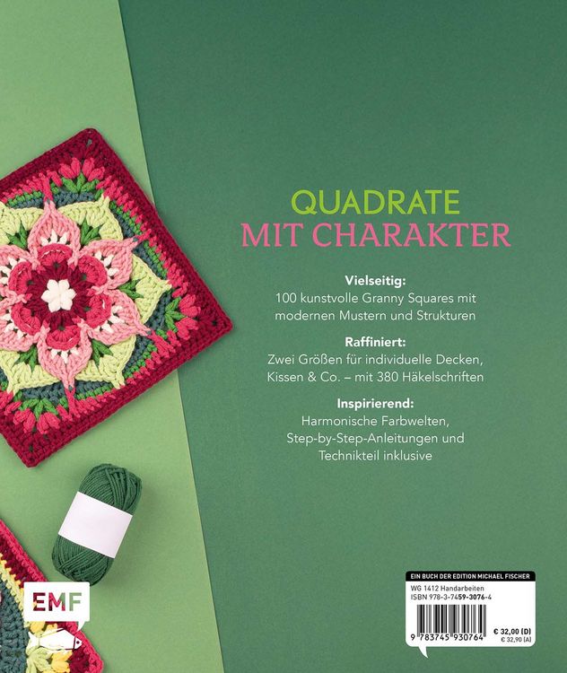 Produktbild: Musterbibel Granny Squares: H&auml;kelzauber in 3D-Optik