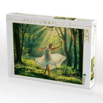 Produktbild: CALVENDO Puzzle Waldes Atem, leicht wie Tanz | 1000 Teile Lege-Gr&ouml;&szlig;e 64x48cm Foto-Puzzle f&uuml;r gl&uuml;ckliche Stunden