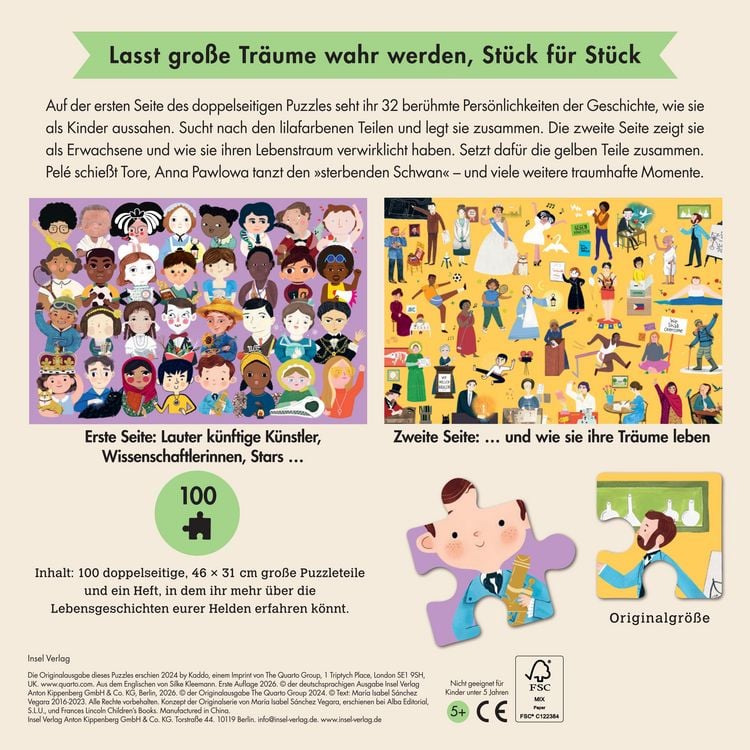 Produktbild: Little People, BIG DREAMS &ndash; Das Puzzle