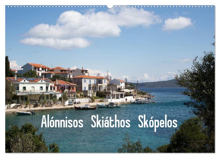 Produktbild: Al&oacute;nnisos, Ski&aacute;thos, Sk&oacute;pelos (Wandkalender 2026 DIN A2 quer), CALVENDO Monatskalender