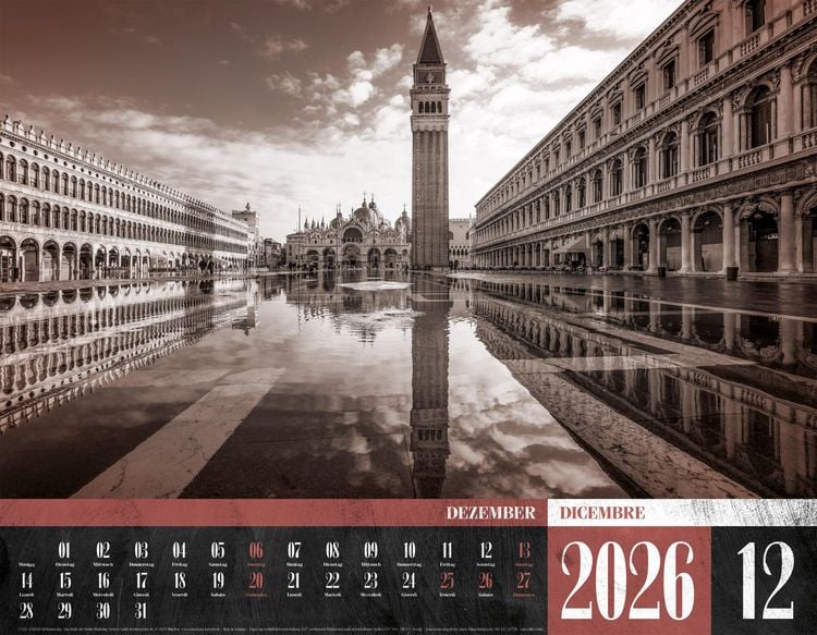 Produktbild: La Dolce Vita Kalender 2026 | Italienische Lebensart