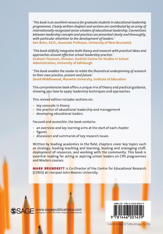 Produktbild: Principles of School Leadership (Second Edition)