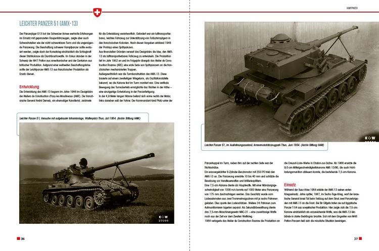 Produktbild: Panzerfahrzeuge der Schweizer Armee