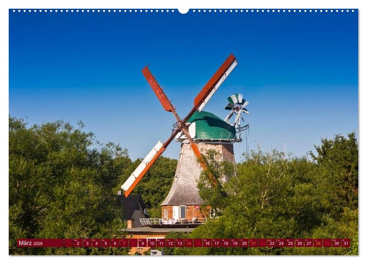 Produktbild: Mecklenburg &ndash; Vorpommern, Sch&ouml;nheiten im Land der Ostseek&uuml;ste (hochwertiger Premium Wandkalender 2026 DIN A2 quer), Kunstdruck in Hochglanz