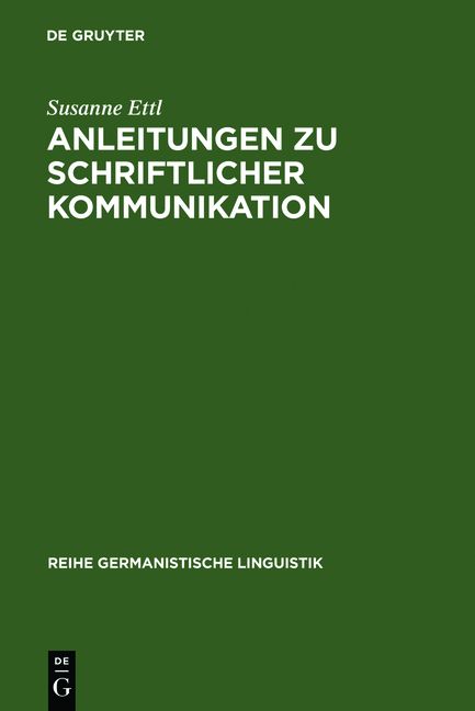 Produktbild: Anleitungen zu schriftlicher Kommunikation
