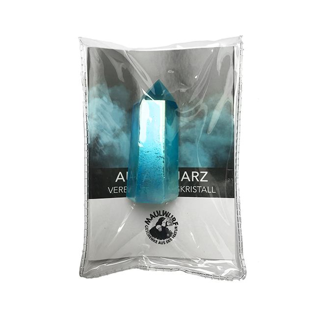Produktbild: Spitze poliert Aqua Aura klein 20-40gr in Pouch