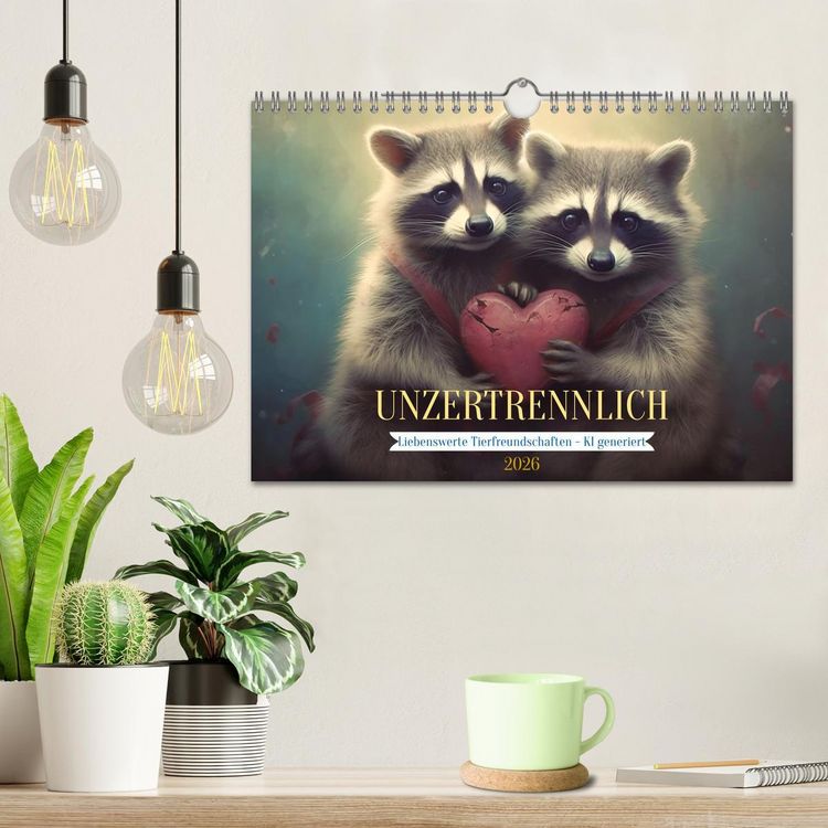 Produktbild: Unzertrennlich (Wandkalender 2026 DIN A4 quer), CALVENDO Monatskalender
