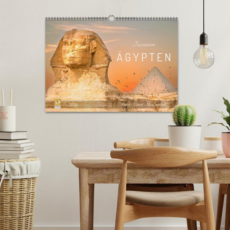 Produktbild: Faszination &Auml;gypten: Kairo - Luxor - Abu Simbel (Wandkalender 2026 DIN A3 quer), CALVENDO Monatskalender