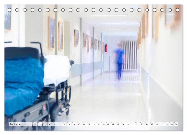 Produktbild: Hospital Art (Tischkalender 2026 DIN A5 quer), CALVENDO Monatskalender