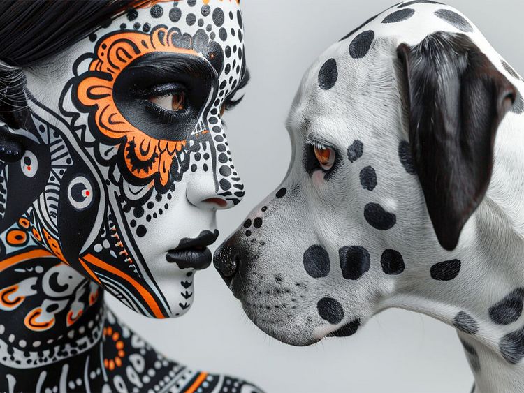 Produktbild: CALVENDO Puzzle Ein Motiv aus dem Kalender Dalmatinergirls | 1000 Teile Lege-Gr&ouml;&szlig;e 64x48cm Foto-Puzzle f&uuml;r gl&uuml;ckliche Stunden