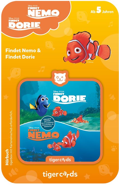 Produktbild: Tiger Media - Tigercards - Disney - Findet Nemo & Findet Dorie