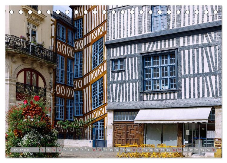 Produktbild: Normandie. Poesie in Frankreichs Norden (Tischkalender 2026 DIN A5 quer), CALVENDO Monatskalender