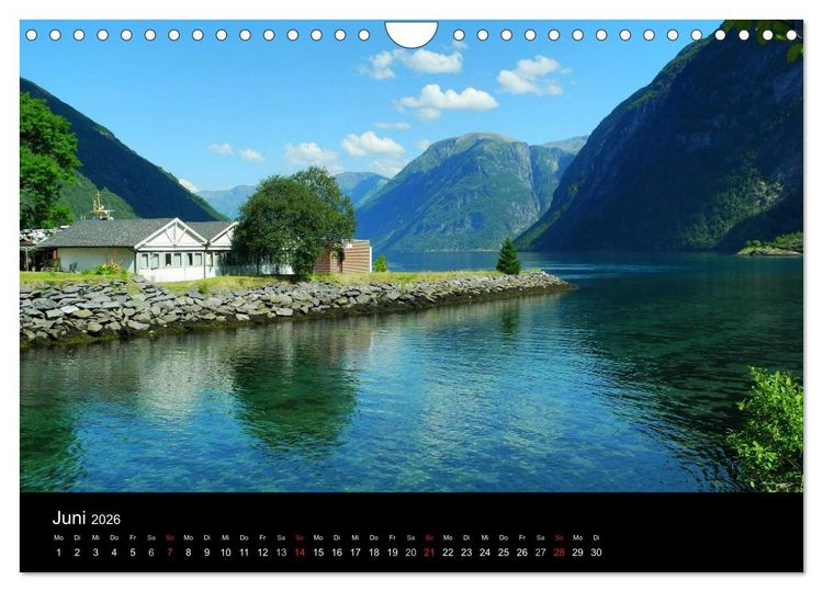 Produktbild: Norwegische Lichtblicke (Wandkalender 2026 DIN A4 quer), CALVENDO Monatskalender