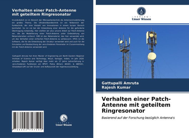 Produktbild: Verhalten einer Patch-Antenne mit geteiltem Ringresonator