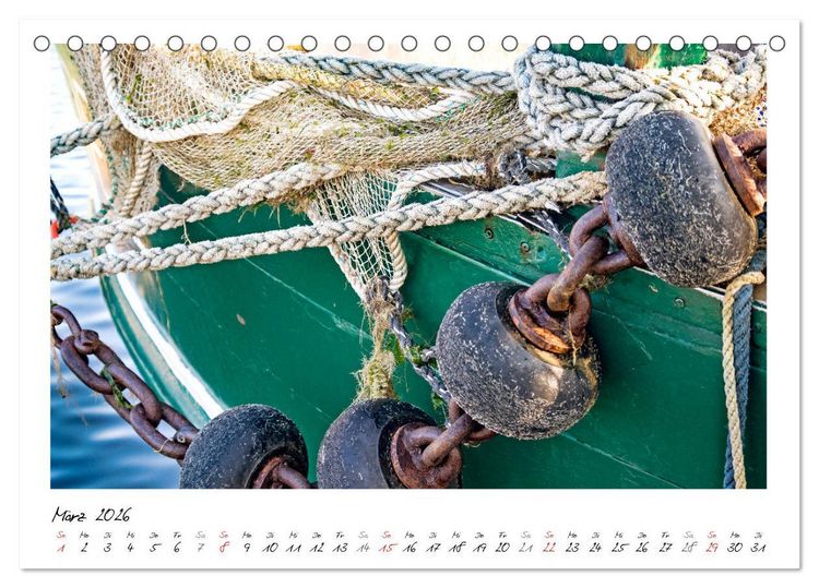 Produktbild: Fischerdorf Greetsiel (Tischkalender 2026 DIN A5 quer), CALVENDO Monatskalender