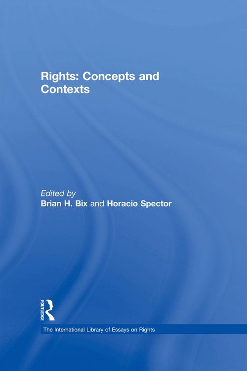 Produktbild: Rights: Concepts and Contexts