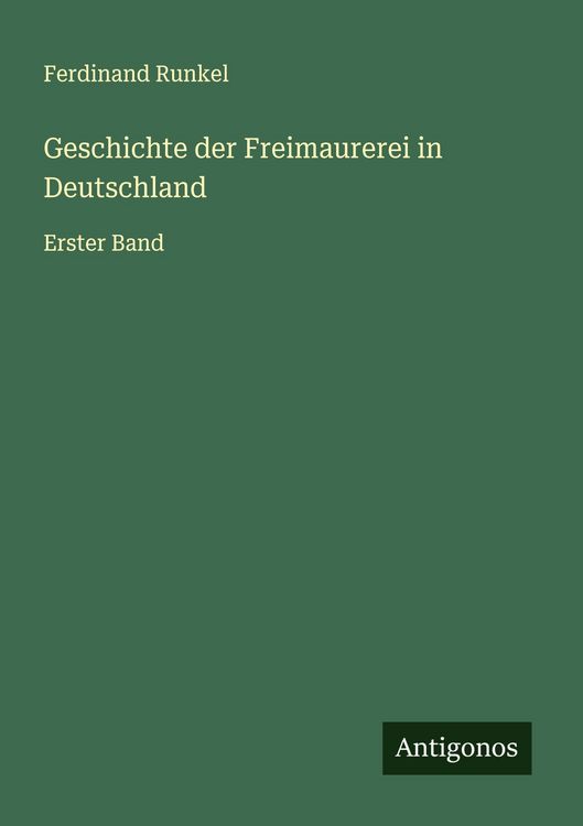 Produktbild: Geschichte der Freimaurerei in Deutschland