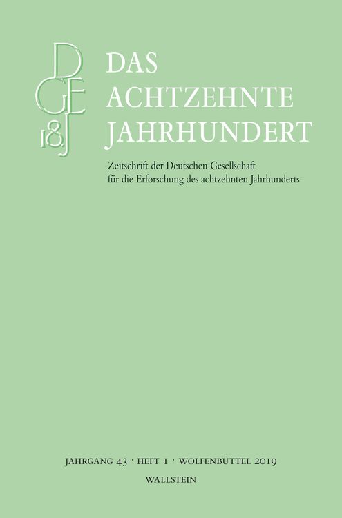 Produktbild: Das achtzehnte Jahrhundert 43/1
